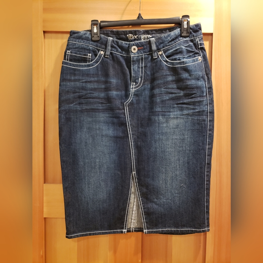 Bootheel Trading Co by Cheryl Crow Denim Skirt Size 28/4